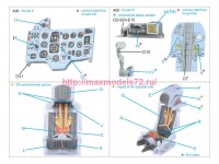 QD+48480   3D Декаль интерьера кабины Су-17М4/Су-22М4 (Hobby Boss) (с 3D-печатными деталями) (attach3 85093)